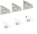 LED under-cabinet lights in white with motion sensor - 3 pieces