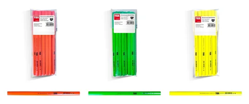 "Carpenter's pencil Neo neon orange, 12 pieces image"