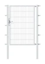 Single gate Flexo with accessories, hot-dip galvanized/ width 100 cm, height 160 cm