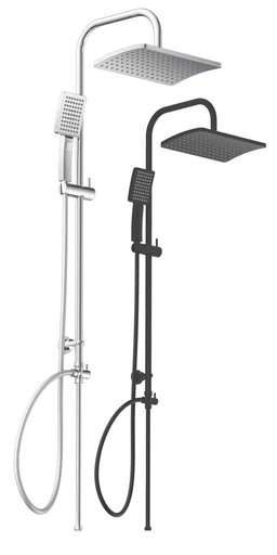 "Overhead shower set "Mallorca", chrome image"