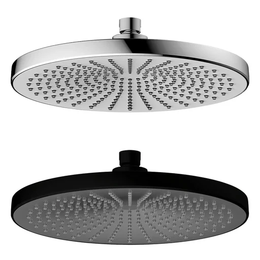 "Rain shower head Ultimate Shower Chrome/White, Ø 25 cm image"