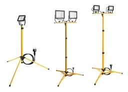 2 x 50W statief LED bouwlamp TW 8500 LM