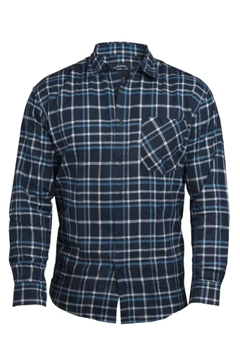 "Checked flannel shirt, length 85cm, size 43/44, assorted colors image"