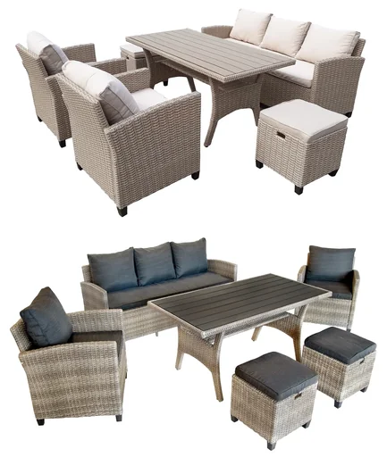 "Dining-Lounge Madeira II bicolor with light cushions image"