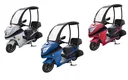 E-compact scooter "Lucca Duo" - 40 km/h, silver