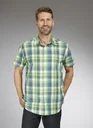Shirt, short sleeve, color blue/green, size 43/44