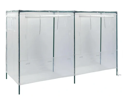 "Raised bed cover square L, 158 x 55 x 105 cm, installation height: 80-90 cm image"