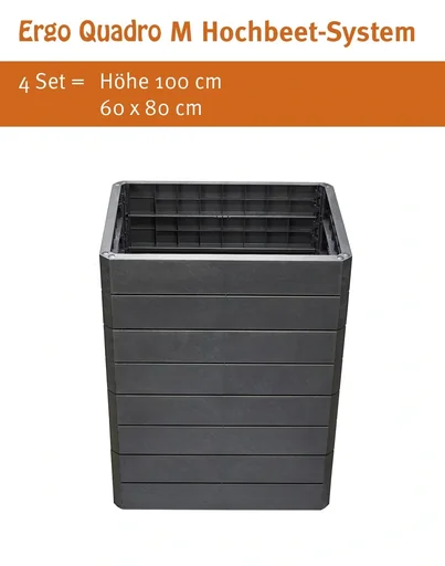 "Raised bed system Stone "Ergo Quadro", size M image"