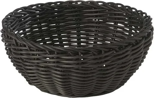 "Korb, rund Profiline", schwarz, Ø 20 cm, H: 8 cm image"