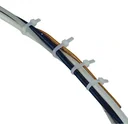 Cable ties 4.8 x 300 mm, UV-stable - 100 pieces - color black
