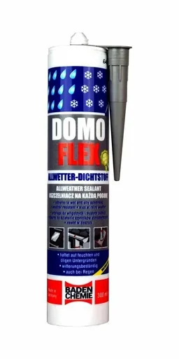 "Domoflex synthetic rubber sealant, brown, silicone-free, 300 ml image"