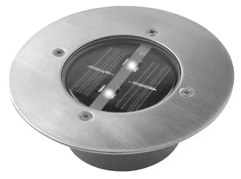 "Solar LED recessed floor spotlight "Lugo" - Round image"