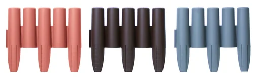 "Bed edging PALISADE, brown - 10 pieces - 2.7 m image"