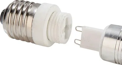 "Adapter E27 to G9 socket, 3 pieces image"