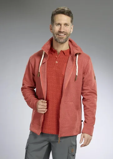 "Sweat jacket, color red, size 2XL image"