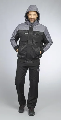"Functional jacket color gray/black, size M image"