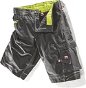 ULTRA work shorts, black-lime, size 48