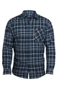 Checked flannel shirt, length 85cm, size 45/46, color-sorted