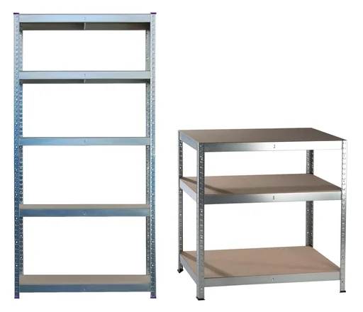 "Heavy-duty shelving, 875 kg load capacity, 180 x 90 x 40 cm image"