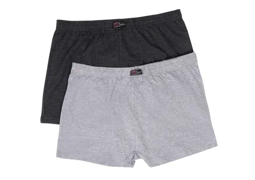 "Retro shorts in a set of 2, light grey/dark grey, size 9 image"