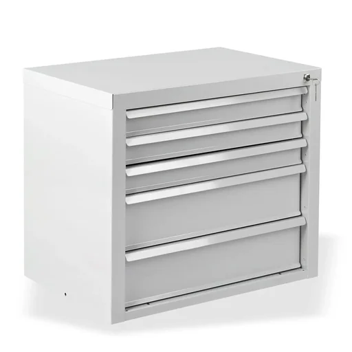 "Drawer cabinet / tool cabinet mammut, 5 drawers, RAL7035 image"