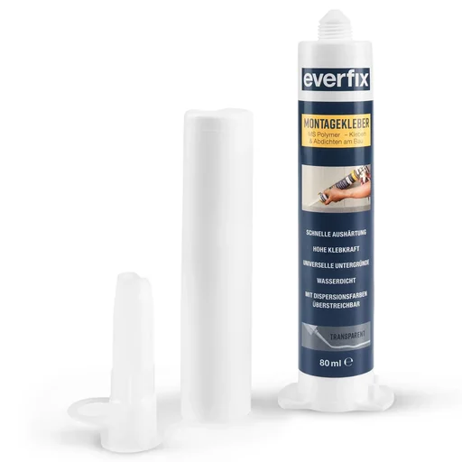"Assembly adhesive, white, 80 ml image"