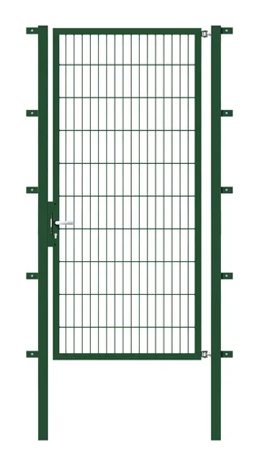 "Single gate Flexo with accessories, green/ width 100 cm, height 200 cm image"