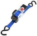 Automatic lashing strap with S-hook, 3 m x 25 mm