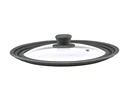 Universal glass lid with silicone rim for 24/26/28cm