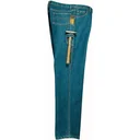 Work jeans made of durable denim, color blue, size 60