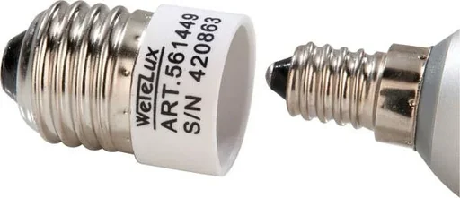 "E27 to E14 adapter - 3 pieces (max. 25 watts) image"