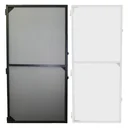 Telescopic insect screen for doors, 100 x 215 cm, anthracite