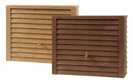 "Rain barrel / rain storage "Woody Wall Tank" - 350 L, lightwood image"