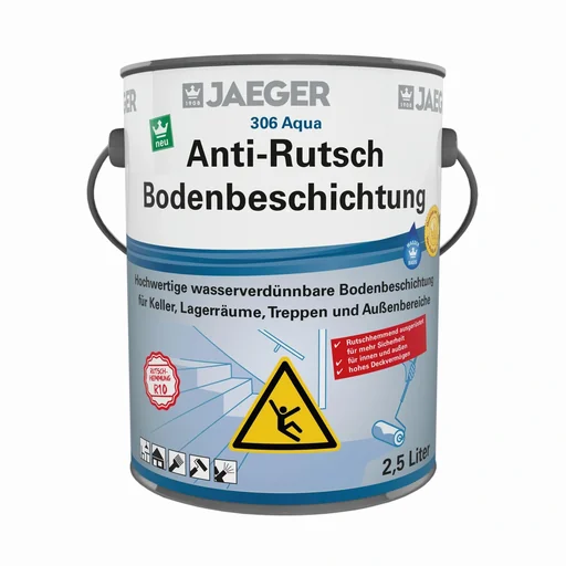 "Aqua anti-slip floor coating, RAL 7032 pebble grey image"
