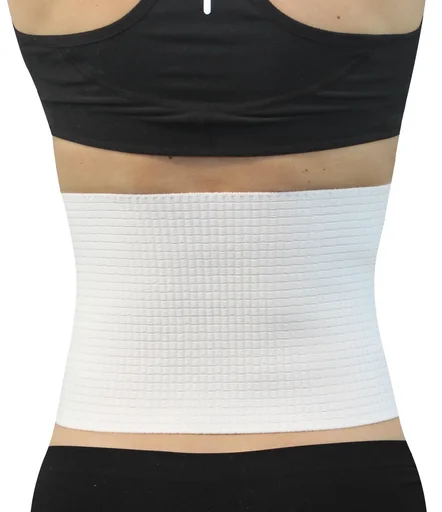 "Back support belt "Standard", white image"