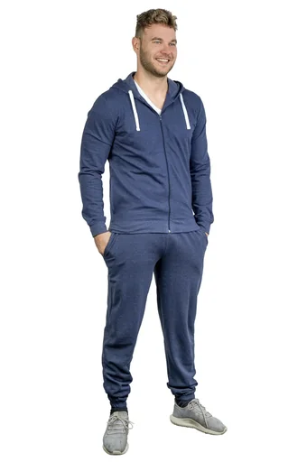 "Leisure suit color navy-melange, size 3XL image"