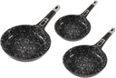 Cast aluminum frying pan MOONSCAPE Ø 24 and 28 cm with click handle
