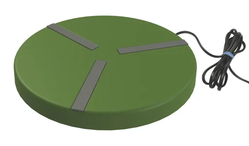 "Heating plate for poultry drinkers, Ø 250 mm, 24 volts, 15 watts, with power supply image"