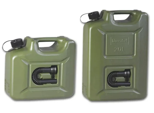 "Plastic fuel canister, 20 l, W 16.5 x D 35 x H 49.5 cm image"