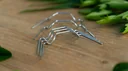 Glass spring clips, 20 pieces