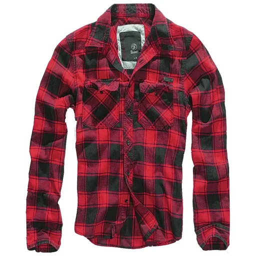 "Checked shirt red/black, size 4XL image"