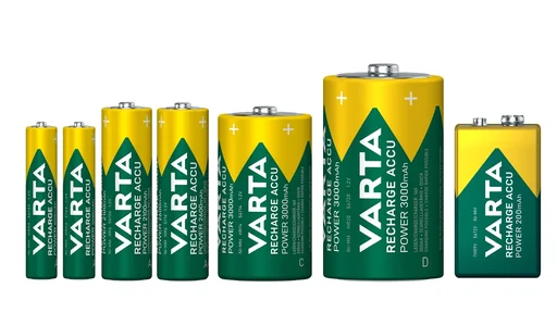 "RECHARGE Power Mignon (AA) NiMH battery with 2600mAh - 4 pieces image"