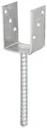 U-shaped post support, fork width 81 mm (80 mm wood = timber dimension)