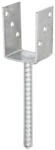 "U-shaped post support, fork width 81 mm (80 mm wood = timber dimension) image"