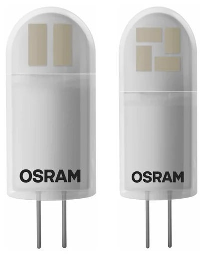 "LED Star pin lamp PIN30, 2.6 watts, G4, warm white, clear image"
