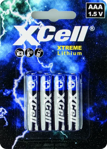 "Xtreme Micro (AAA) Lithium Batteries - 4-pack image"