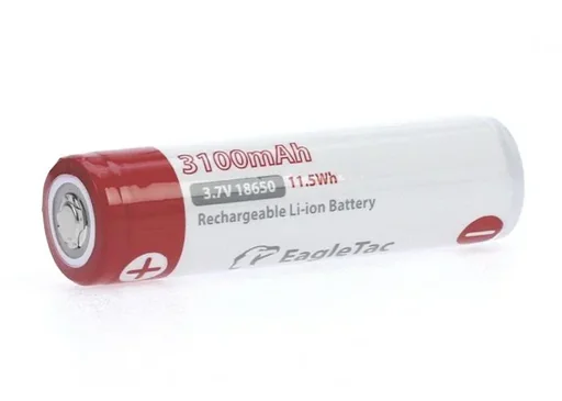 "EagleTac Li-Ion Akku 16340 - CR123 mit Schutzschaltung, 750mAh, 3.7V image"