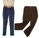 Corduroy trousers, brown, size 48
