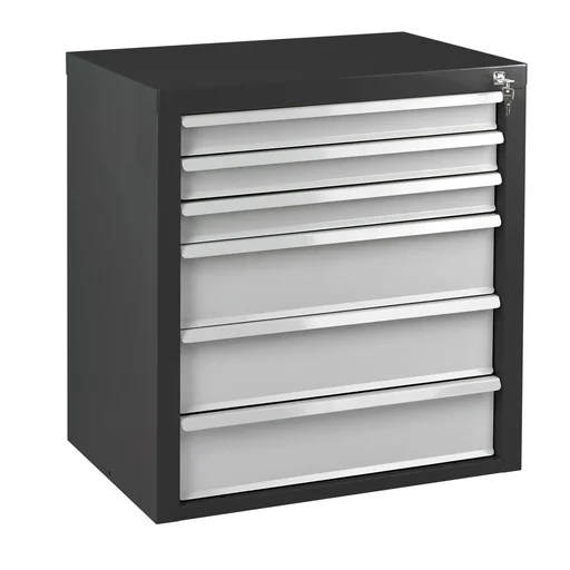 "Drawer cabinet / tool cabinet mammut, 6 drawers, RAL7016 / 7035 image"