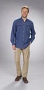 Denim shirt in bluestone, size 3XL